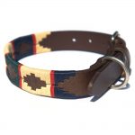 Pioneros Polo Dog Collar - Red Stripe 1