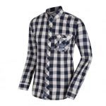 Regatta Loman Navy Long Sleeve Check Shirt 1