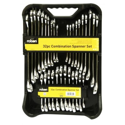 Rolson 32pc Combi Spanner Set