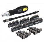 Rolson 58pc Screwdriver & Bit Set