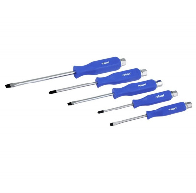 Rolson 5pc Hex Shank Screwdriver Set