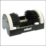 Rolson Black-White Boot & Shoe Scrubber