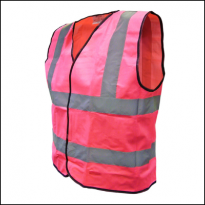 Scan Pink Hi-Vis Safety Waistcoat