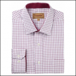Schoffel Cambridge Raspberry Check Shirt