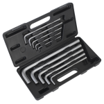 Sealey Jumbo Hex Key Set 10pc Extra-Long Metric