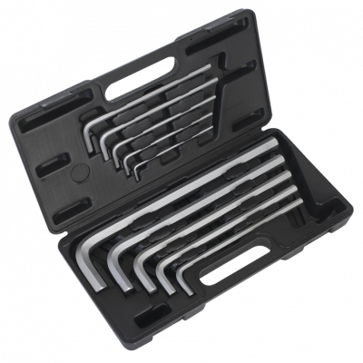 Sealey Jumbo Hex Key Set 10pc Extra-Long Metric