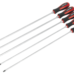 Sealey Screwdriver Set 5pc Hammer-Thru 450mm