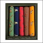 Soprano Country Themed Handkerchief Gift Box Set