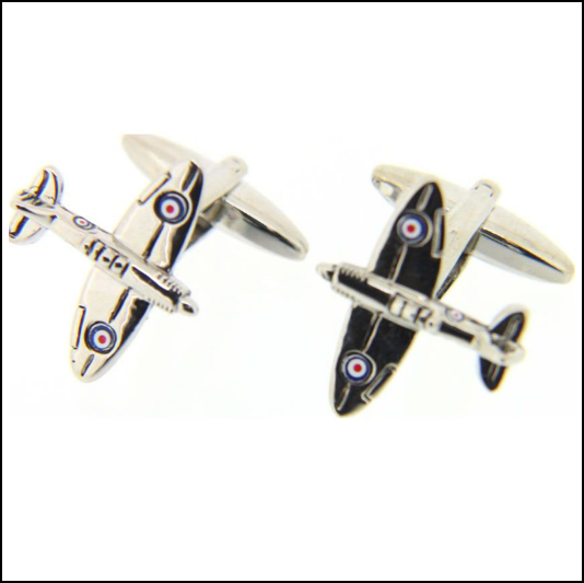 Soprano Finely Detailed Spitfire Cufflinks 1